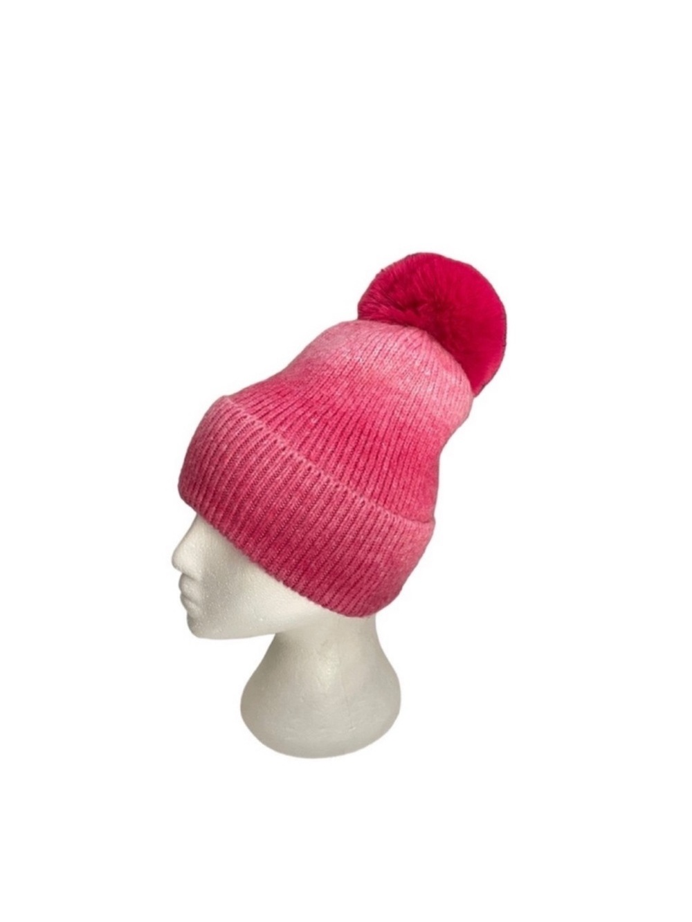 Norla Canada NWT Barbiecore pink alpaca wool large pompom warm winter toque hat